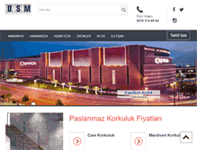 Tablet Screenshot of korkulukfiyatlari.org